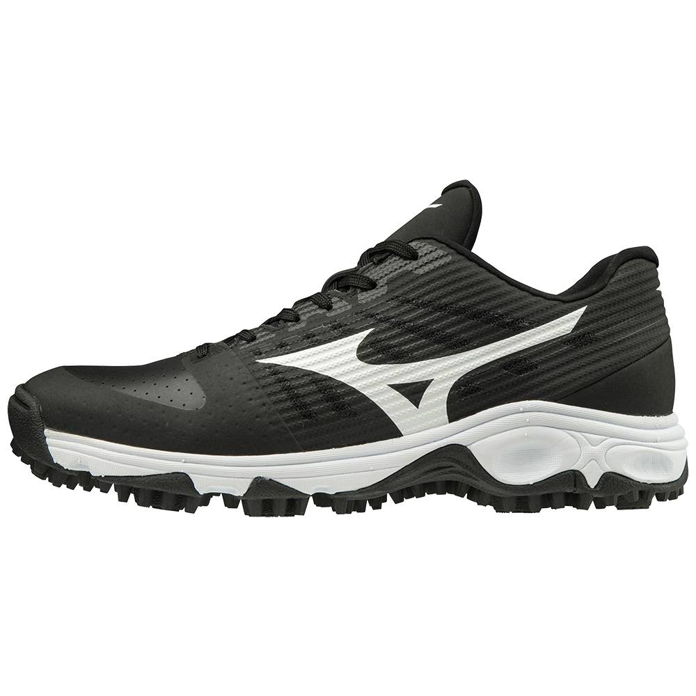 Mizuno Ambition All Surface Kısa Turf - Erkek Beyzbol Ayakkabısı - Siyah/Beyaz Türkiye (YUJPAN-045)